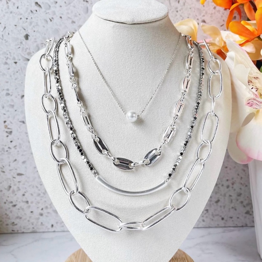 Park Lane “Trudy” Necklace in Silver! BNWT!!
